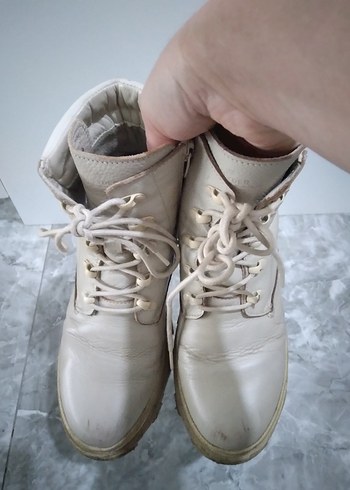 GREYDER MARKA 38 NUMARA KREM RENK BOT - Görsel 3