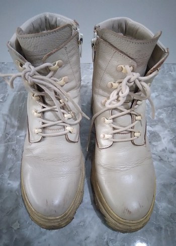 GREYDER MARKA 38 NUMARA KREM RENK BOT - Görsel 5