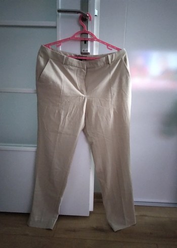 MANGO MARKA BEJ RENK PANTOLON - Görsel 5