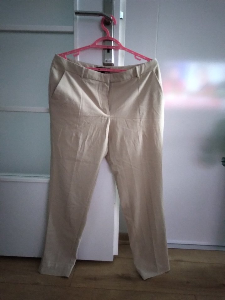 MANGO MARKA BEJ RENK PANTOLON - Görsel 5