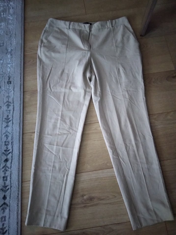 MANGO MARKA BEJ RENK PANTOLON - Görsel 2