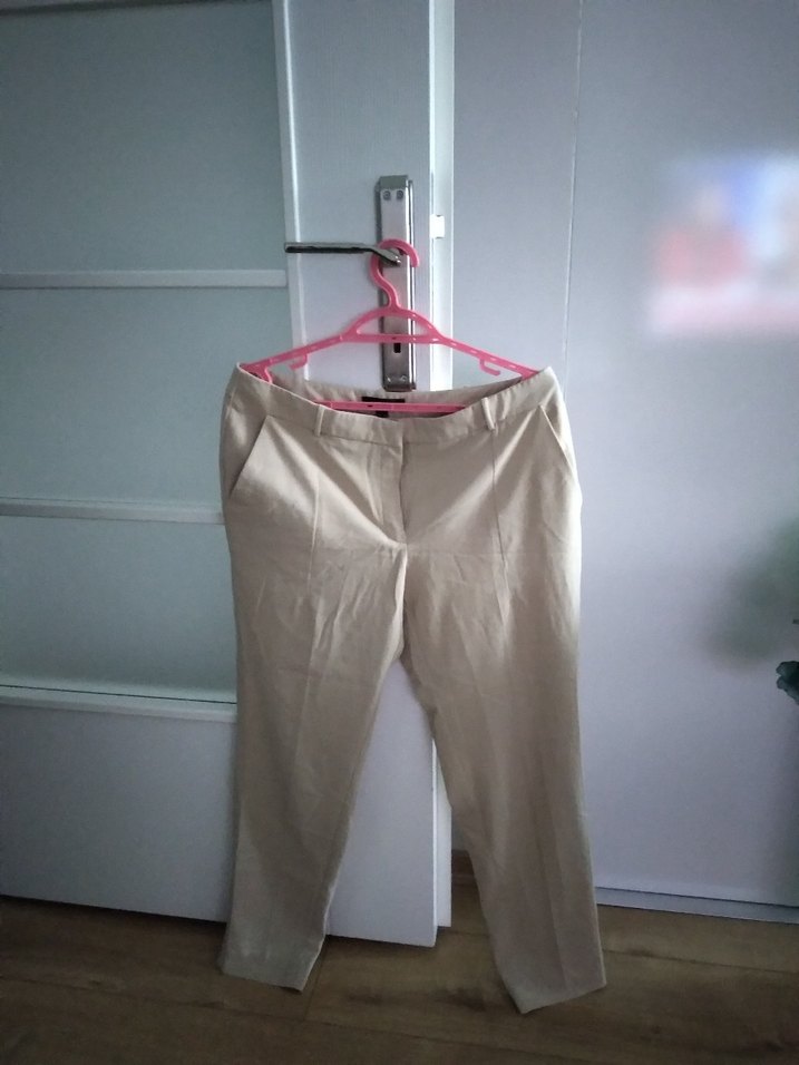 MANGO MARKA BEJ RENK PANTOLON - Görsel 4