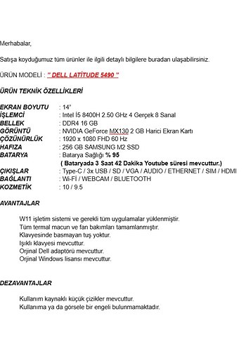 IO972_DELL LATITUDE 5491 NOTEBOOK - Görsel 2