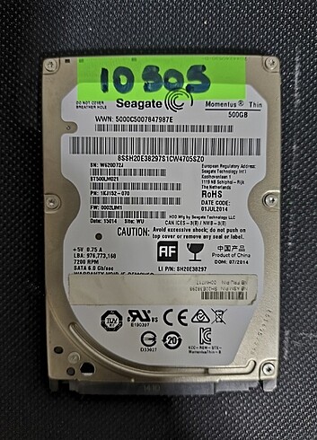 SEAGATE 2.5