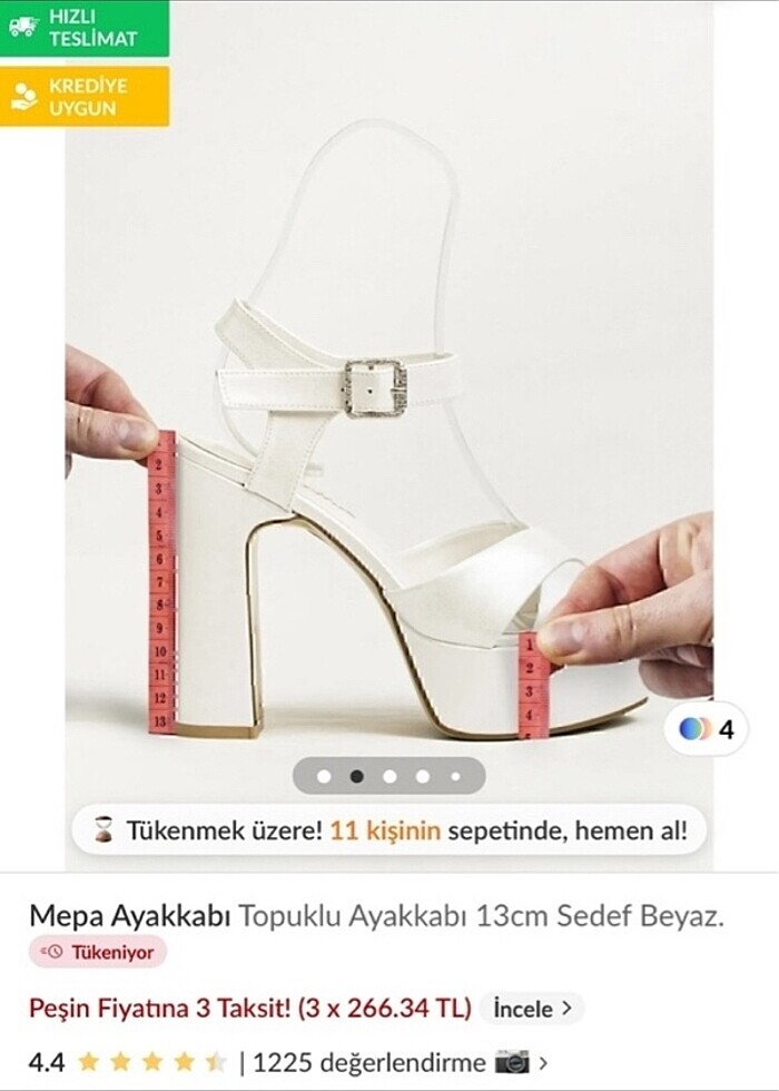 Topuklu ayakkabı #gelinlikayakkabısı - Görsel 2