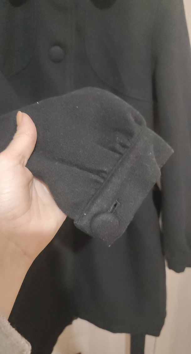 Siyah Uzun Kemerli Kaban - Görsel 3