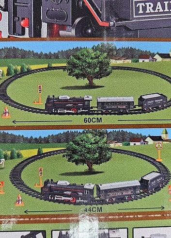  Beden Renk 23 parça oyuncak klasik tren seti 