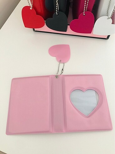  Kpop binder pembe KALPLİ charm dahil