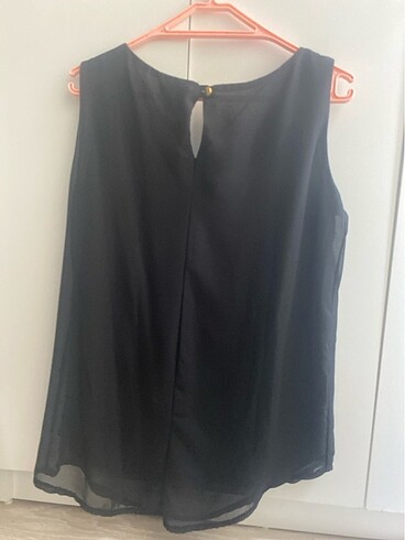 Sıfır kol tül gömlek - Görsel 2