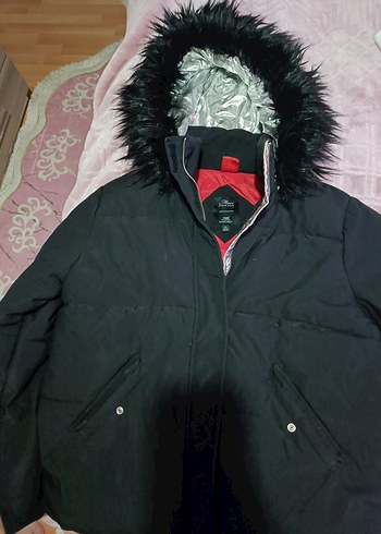 Kadın Gri Midi Kaban, Fermuarlı, Sokak Stili - Görsel 4