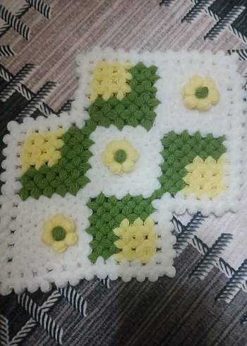 Renkli Örgü Banyo Süngeri - Görsel 20