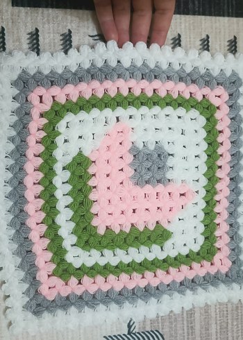 Renkli Örgü Banyo Süngeri - Görsel 8