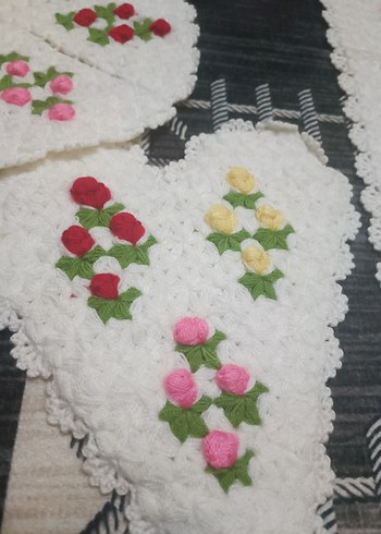 Çiçek Desenli Renkli Banyo Süngeri 4 lü set - Görsel 2