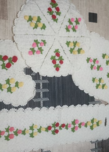 Çiçek Desenli Renkli Banyo Süngeri 4 lü set - Görsel 3