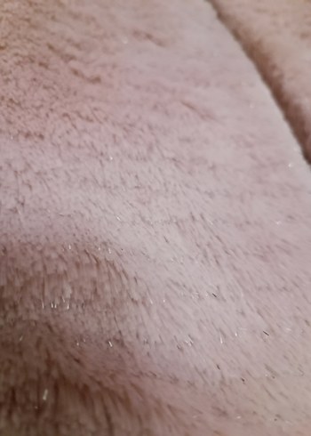 Kız Çocuk Pembe Kürklü Nakışlı Yelek - Görsel 4