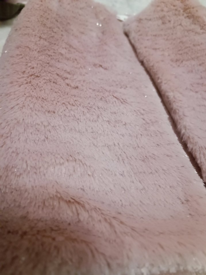 Kız Çocuk Pembe Kürklü Nakışlı Yelek - Görsel 5