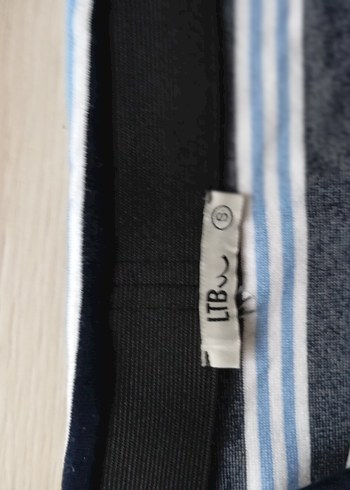 Çizgili Midi  Etek - Görsel 2