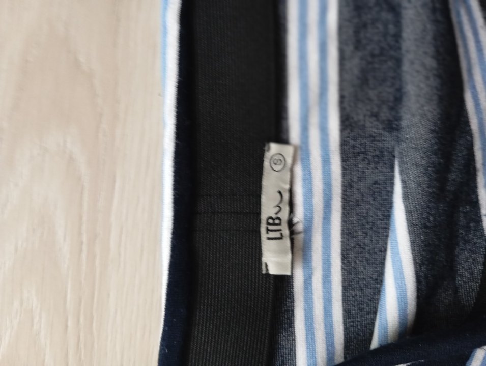 Çizgili Midi  Etek - Görsel 2