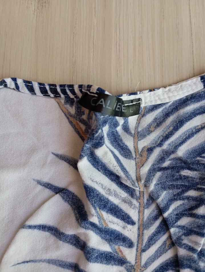 Beyaz Desenli Bohem Kadın Kimono - Görsel 4