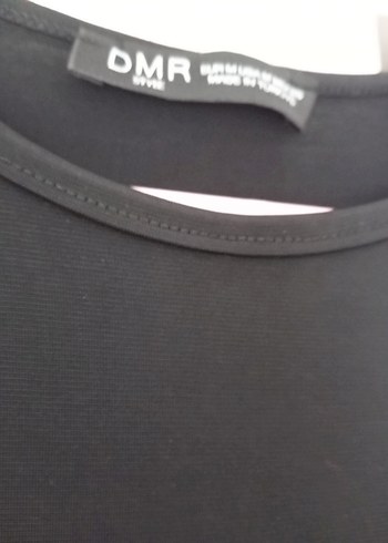 Siyah Uzun Drapeli Kadın Elbise - Görsel 3