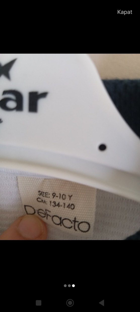 Düğmeli Beyaz Kısa Kollu Polo Tişört - Görsel 3