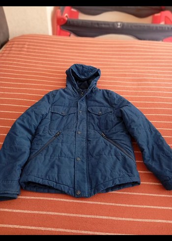 Düğmeli Lacivert Erkek Denim Ceket - Görsel 2