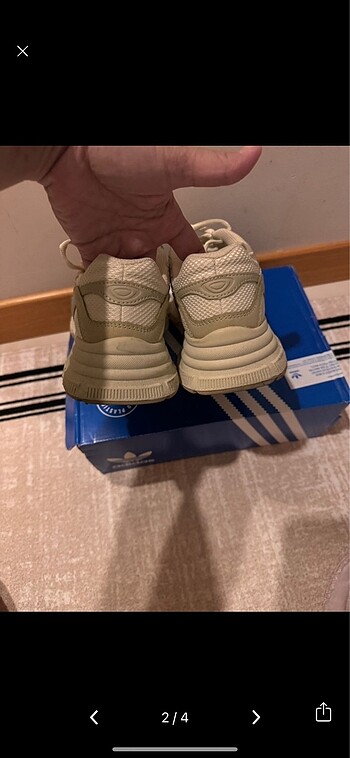 39 Beden camel Renk Pullbear bej spor ayakkabı