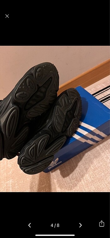 39,5 Beden siyah Renk Adidas ozweego spor ayakkabı