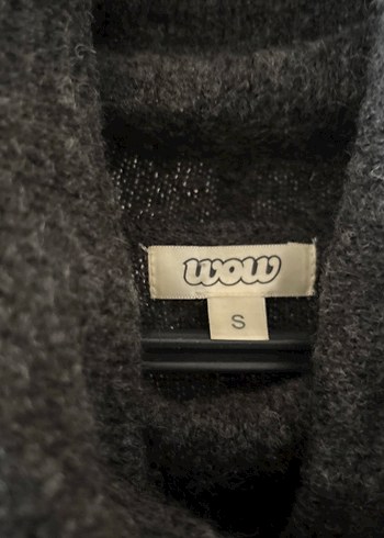 Gri Kadın Boğazlı Örgü Kazak - Görsel 2