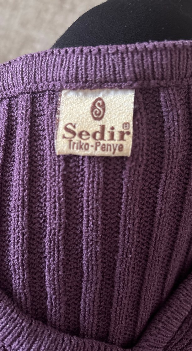 Mor Örgü Uzun Kollu Kadın Kazak - Görsel 4