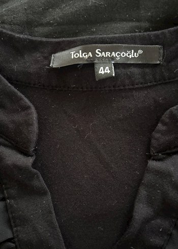 Düğmeli Siyah V Yaka Hamile Bluzu - Görsel 5