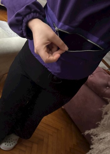 spor cepli sweatshirt - Görsel 3