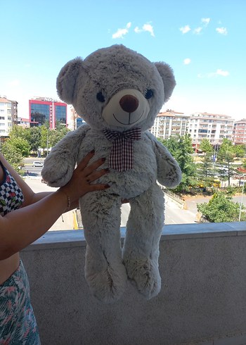 Gri Peluş Ayıcık Oyuncak