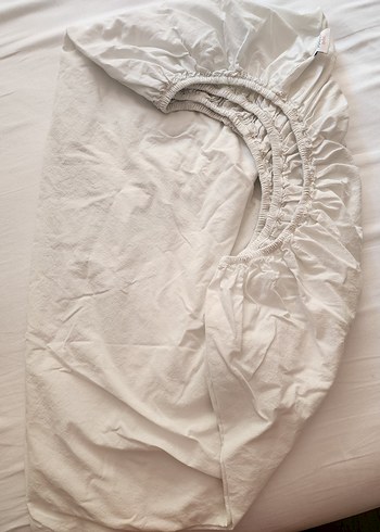 BELLA MAISON Cocuk Bebek Beyaz Lastikli Çarşaf 80×140