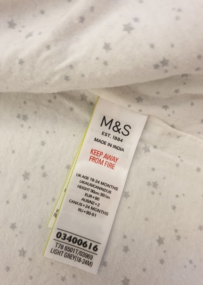 Marks and Spencer  Gri Saf Pamuklu Kapüşonlu Örme Hırka 
 - Görsel 5