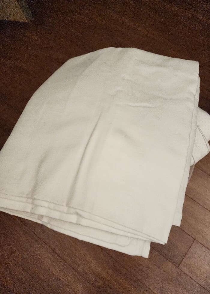 Saten çift kişilik nevresim takımı ekru - Görsel 2