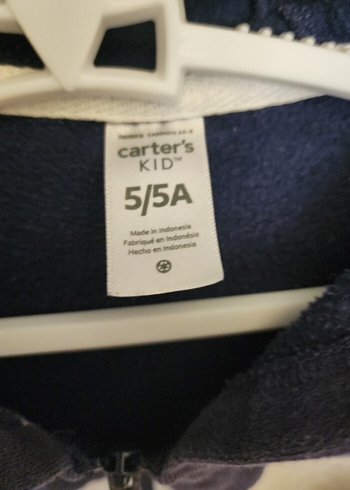 Carter's 5 yas fermuarli sweatshirt - Görsel 4