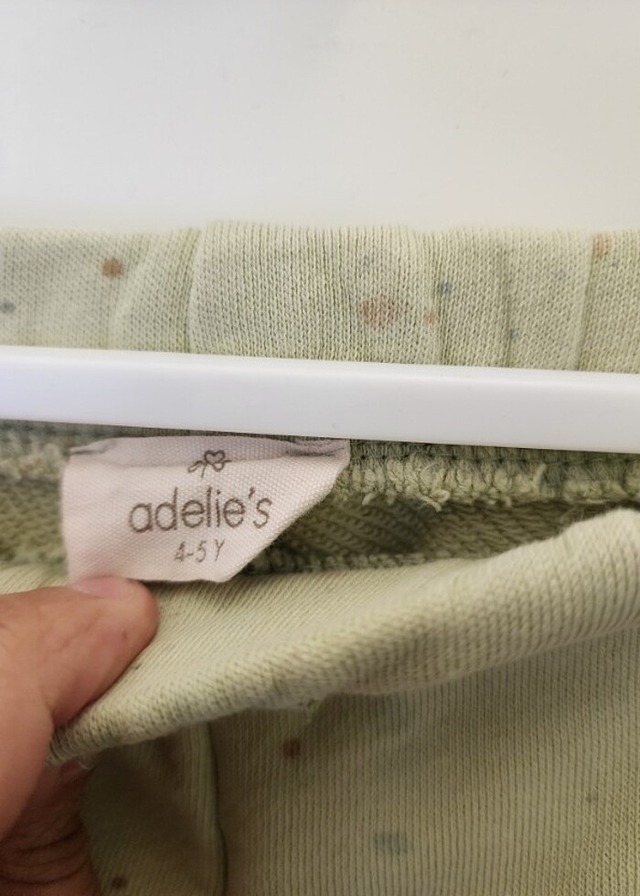 Adelie's Organik Pamuklu Sweatshirt Takım Damla Yeşil

 - Görsel 3