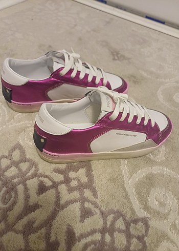 Pembe Platform Topuklu Kadın Spor Ayakkabı - Görsel 2