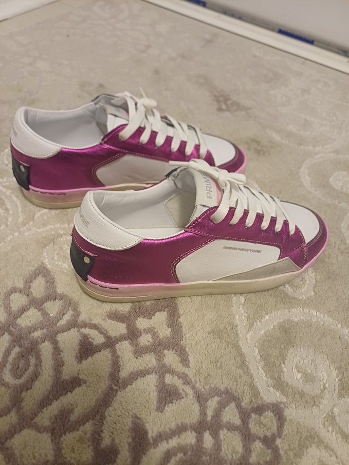 Pembe Platform Topuklu Kadın Spor Ayakkabı - Görsel 2