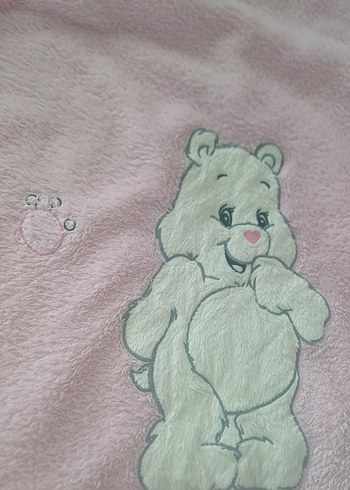 Nakışlı Pembe Çocuk Battaniyesi - Görsel 2