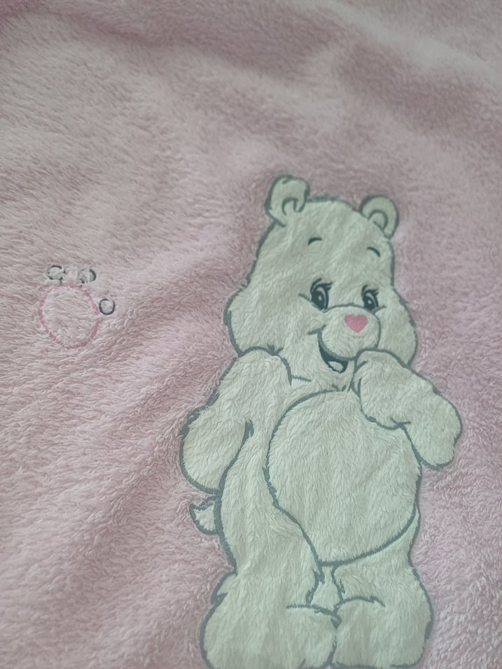 Nakışlı Pembe Çocuk Battaniyesi - Görsel 2