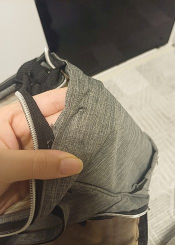 Anne Bebek Bakım Sırt Çantası Gri - Görsel 6