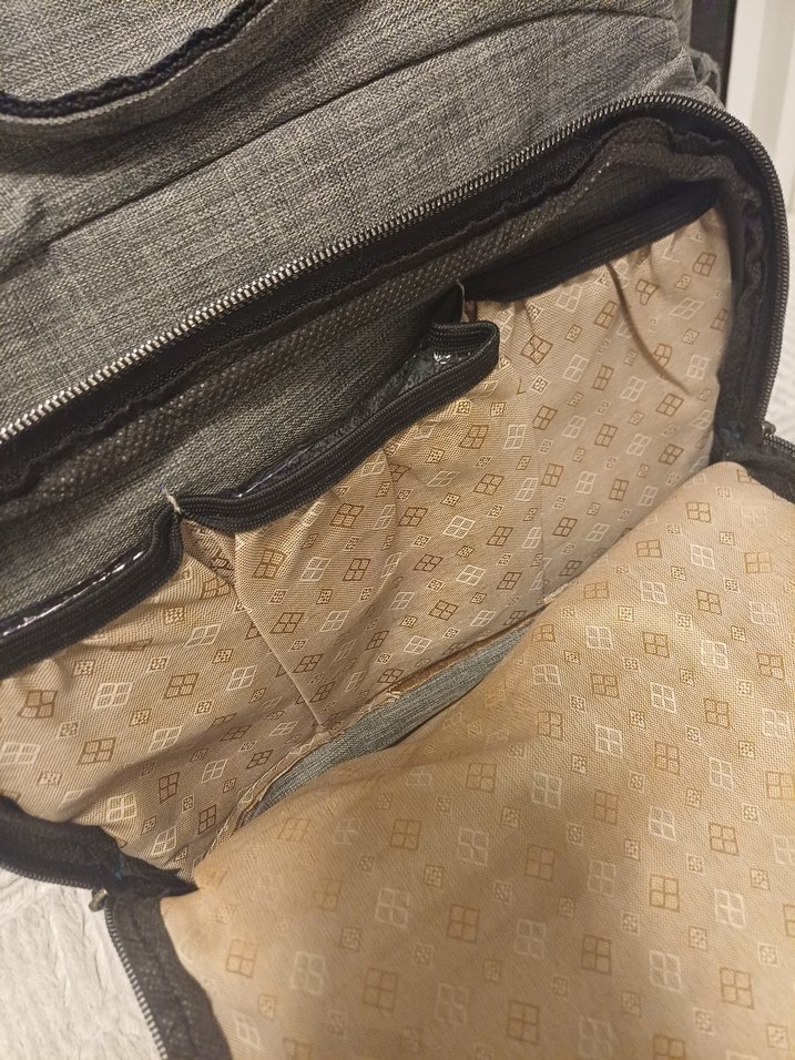 Anne Bebek Bakım Sırt Çantası Gri - Görsel 3