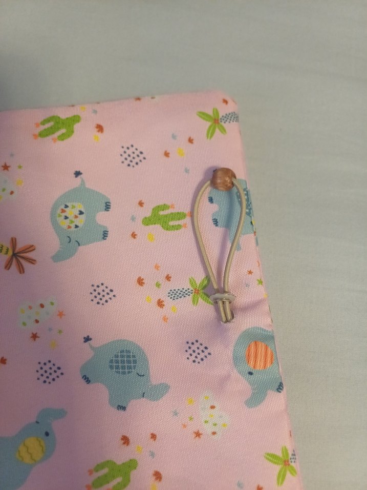 Pembe Fil Desenli Bebek Çantası - Görsel 3