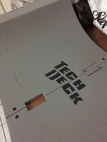 Beden gri Renk tech deck rampa parmak kaykay skatepark