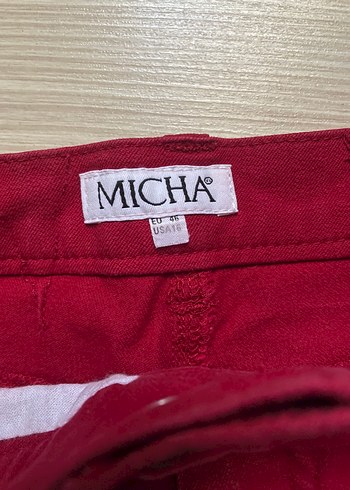 Kırmızı Rahat Kesim kaykaycı Pantolon - Görsel 3