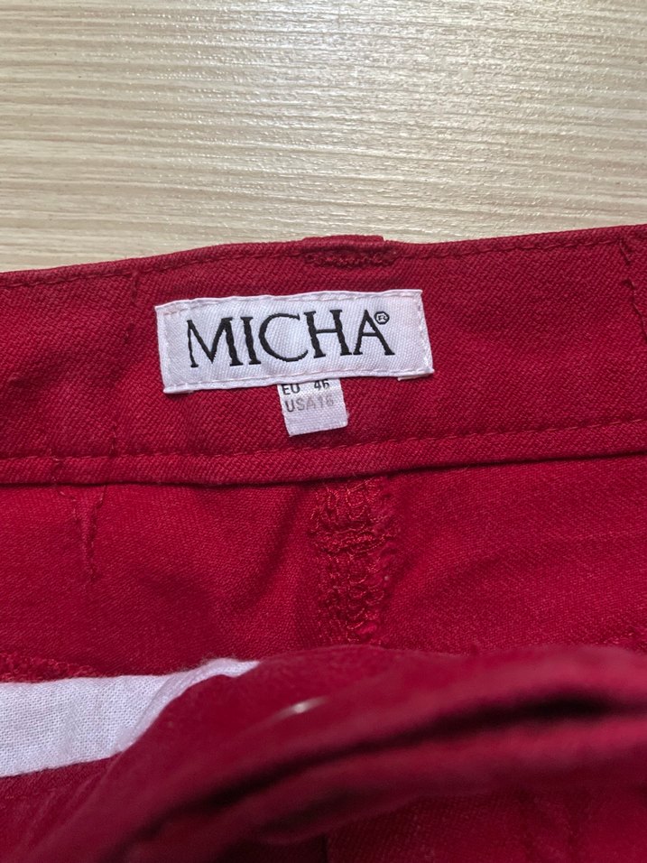 Kırmızı Rahat Kesim kaykaycı Pantolon - Görsel 3