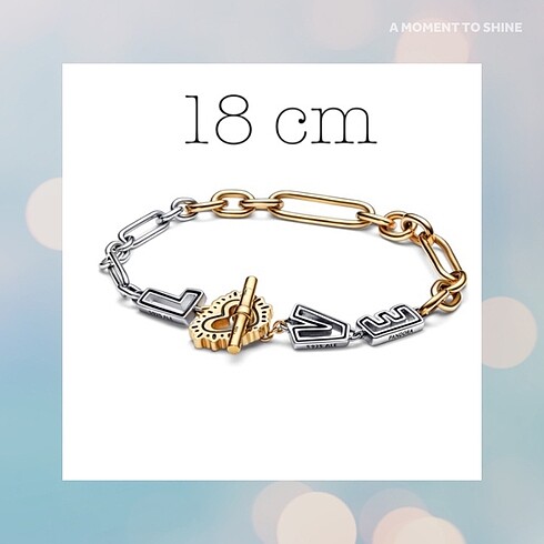 Love yazılı gold detaylı pandora