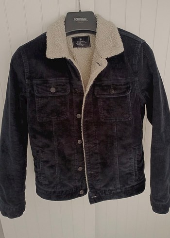 MAVİ KADİFE CEKET - Görsel 4